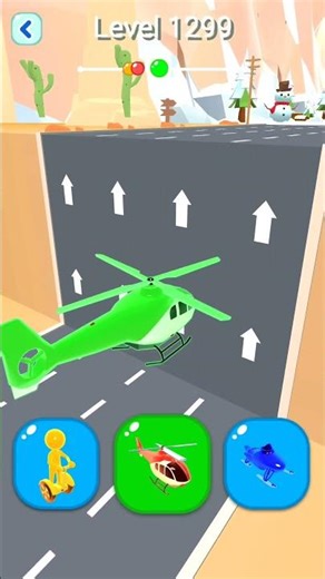 Shape-Shifting 2 GAMEPLAY Level No #1299 Walkthrough - New Update Car Racing #Shorts #ShapeShifting