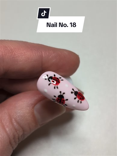 Another Pinterest attempt 😂 cute little ladybugs this time! I love how they turned out 😍🐞 #nailinspo #nailart #beginnernailtech #gelnailart #ladybug