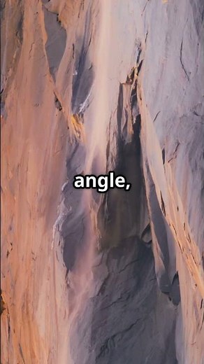 A Waterfall That Turns Into Fire at Sunset