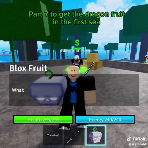 Blox Fruits Quake Fruit Showcase in Roblox Gameplay