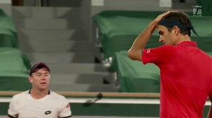 MATCH POINT: R. Federer def. D. Koepfer; Roland Garros 3R