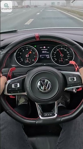 0-100km/h Acceleration VW Golf 7 GTI Stage 1 POV #acceleration #automobile #auto #vwgolfgti #pov