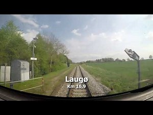 🚆 Denmark Tisvildeleje - Hillerød Train Cab Ride / View in Spring 4k