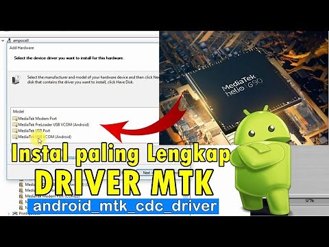 How to download and install MEDIATEK USB driver for Win 7,8,10 and 11 1000% perfect