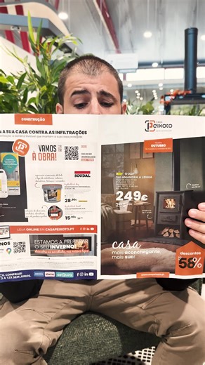Dê um salto até às promoções de outubro 👀 Aquecimento, casas de banho, pavimentos… e muito mais para renovar a sua casa! 😍 📌 Visite-nos! 😎 | Casa Peixoto