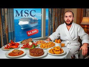 I booked a MSC Yacht Club SUITE just for the food ($2500 Cruise Trip)