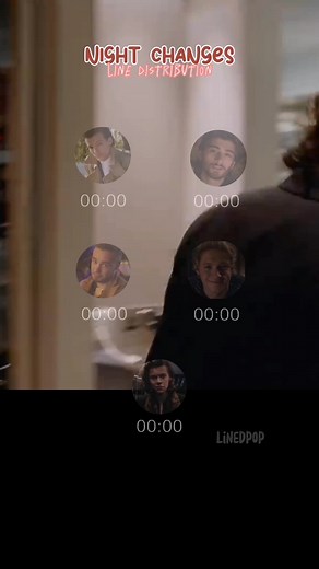 Understanding Line Distribution in One Direction's Night Changes Video