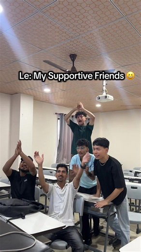 POV Me Giving Presentation — Funny Supportive Friends Reactions