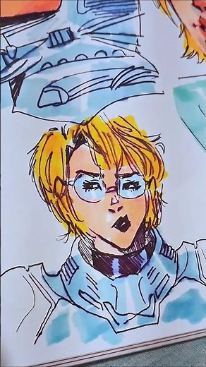 Alcohol Marker Sketch #artist #drawing #arttips #sketch #doodle #arttutorial #growth #sketchbook