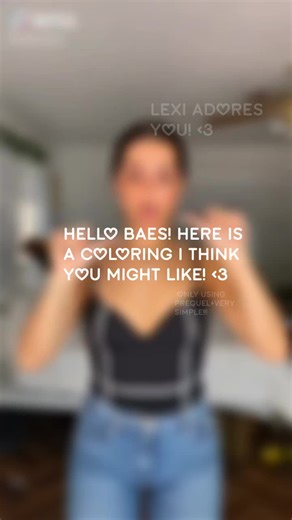 Hello!! A cute coloring u might like! Plz give cc(if u use it) and use my hashtag #lexihelpsx (thx)