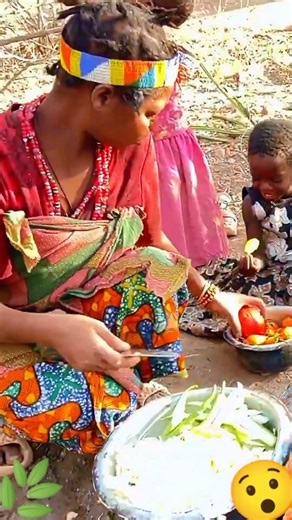 ‎👩‍👧Tribal Mom's Traditional Cooking🍲🌿😘#TribalCooking #hadzabetribe #MomCooks #vegetable‎‎‎ #shorts