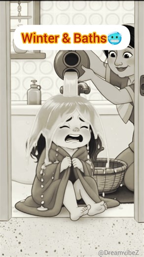 Winter Baths😆#shorts#viral#funny#anime#relatable#DreamvibeZ