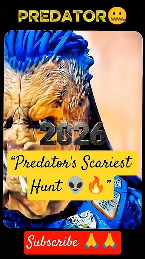 “You Can’t Hide From the Predator 👽💀”predator #arnoldschwarzenegger #alienhunter #movieclip #movie