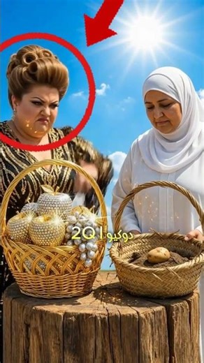 الغنية الشريرة ضد الفقيرة الطيبة نهاية صادمة! 🐍🍞