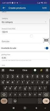 How to add products in Keith tech pos