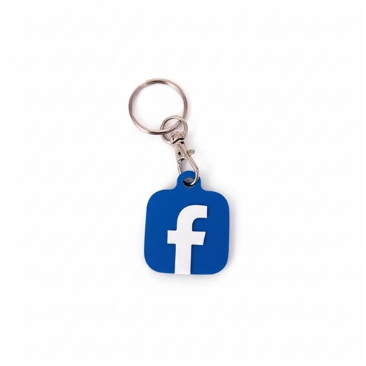 3D Printed NFC Keychain STL File: Social Media Tag, Small Business Branding (digital Download) - Etsy