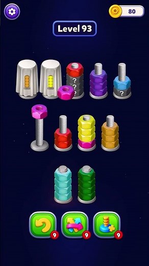 Nut Sort 3D | Level 93