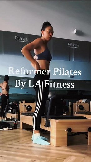 In our Reformer Pilates era 💅 Have you taken a class with us yet? Grab a friend and let's get toned together! Available at select locations 💪 #LAFitness | LA Fitness