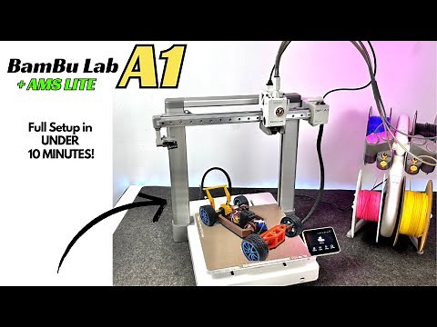 Bambu Lab A1 Combo ASSEMBLY MADE EASY in 10 Minutes