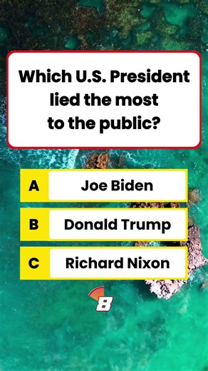🇺🇸 Only 1% Know 🤯 Which U.S. President Lied the Most to the Public? | Donald Trump Quiz #USAQuiz