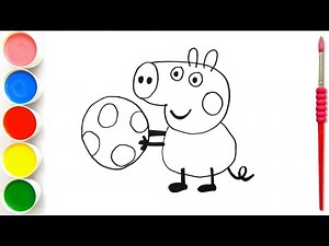 How to draw Peppa Pig | Peppa Pig Easy Draw Tutorial