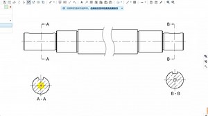 ONshape工程图：断面图+局部剖视图