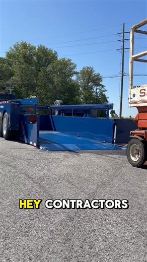 19 reactions | STOP USING RAMPS Contractors, there's a smarter way to haul your scissor lift. Air-tow’s ground-level loading makes transport safe and simple. | Air-tow Trailers | Facebook