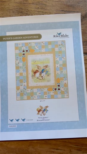 Monique Groos | Jawel is dit een leuke aanbieding of niet! https://www.dedijkquiltster.nl/contents/nl/p104486_panel-peter-rabbit.html | Instagram