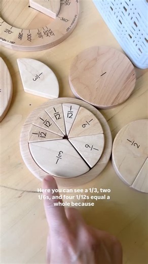 1K views · 581 reactions | Wouldn’t fractions be easier to understand if you could play with them like this? Available at www.TreasuresFromJennifer.com | From Jennifer | Facebook