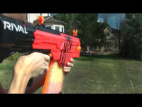 Nerf Rival Khaos MXVI-4000 Review and Shooting