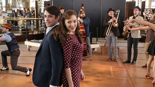 Get a taste of new musical BANDSTAND, starring Corey Cott and Laura Osnes, with these rehearsal clips! | Broadway.com