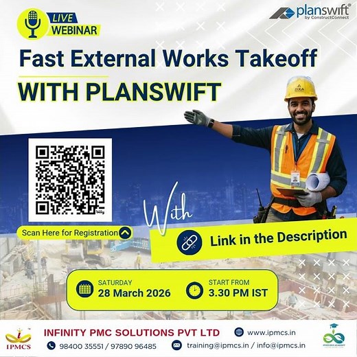 🚧 Fast External Works Takeoff using PlanSwift | Free Live Webinar