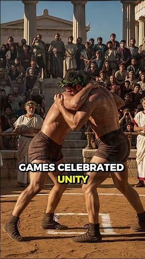 The First Olympics 🏛️ Where Legends Were Born | #Olympics #AncientGreece #HistoryShorts