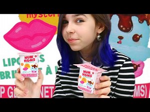 NUM NOMS SURPRISE MYSTERY SCENTED LIPGLOSS OPENING | RADIOJH AUDREY