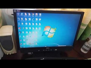 Instructions for turning ON - OFF desktop computer - For new users