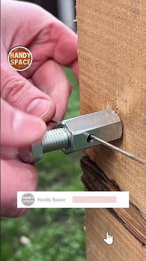 Drill the Nut! Steel Rope Tension Trick!