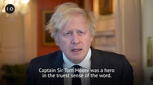 625K views · 16K reactions | Captain Sir Tom Moore was a hero in the truest sense of the word. His legacy will long live after him. | Boris Johnson | Facebook