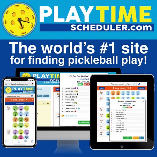 PlayTime Scheduler for Pickleball