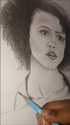 Don't Pause! ⛔ Drawing Ramsey from Fast & Furious | Realistic Art🔥👍 #shorts