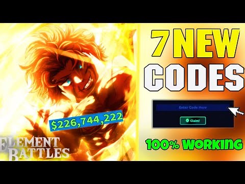 ⚠️UPDATE CODES⚠️ELEMENT BATTLES ROBLOX CODES 2025 - ELEMENT BATTLES CODES
