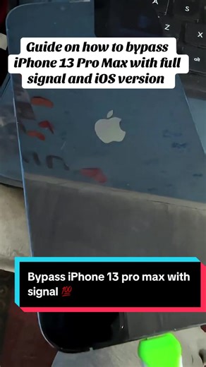 Guide how to bypass 13 pro max with signal #foryou #mi2025entiktokshop #icloudbypass #activationlockremoval #removeactivationlock @Marlon Wireless @dextercel @APRENDECONDIEGO