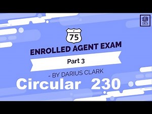 Enrolled Agent Exam-Circular 230-By Darius Clark