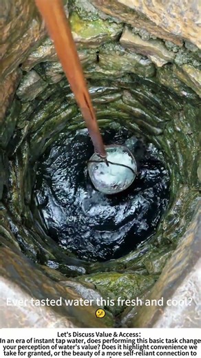 Drawing from the Source: Fetching Water from a Well 💧🌿