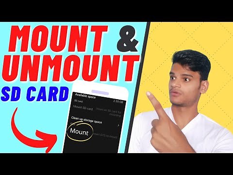 How to solve mount and unmount sd card problem: How do I mount and unmount SD card?