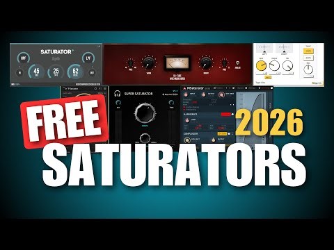 Top 7 FREE Saturator Plugins You Need In 2026 (Best Pick)