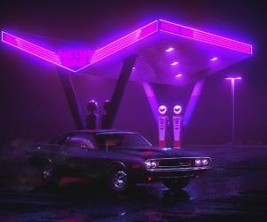 Neon Car Live Wallpaper