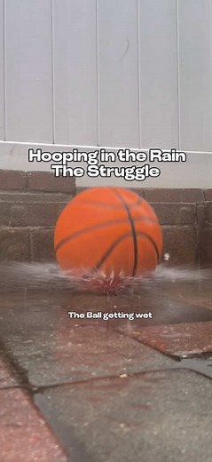 Challenges of Basketball Hooping in Rainy Weather