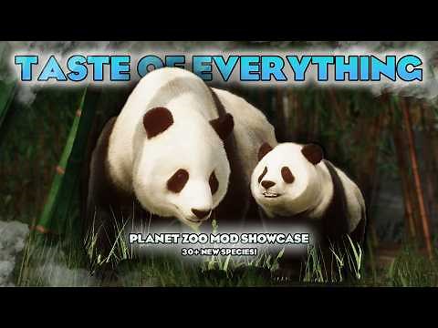 🐼 A Taste of EVERYTHING! 30+! New Species! | Planet Zoo Mod Showcase
