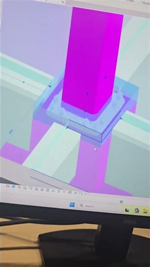 Structural connection in Revit — Complex geometry made clean and buildable.