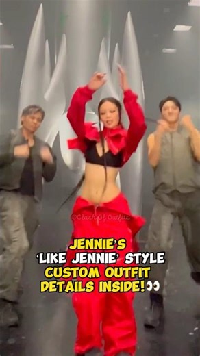 Jennie’s ‘Like Jennie’ Style – Custom Outfit Details Inside! 👀 #jennie #likejennie #shorts
